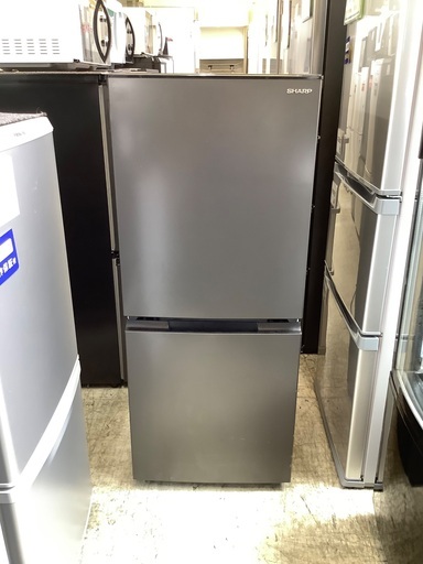 安心の1年保証付き！！SHARP 2ドア冷蔵庫SJ-D15J-H 2023年製152L