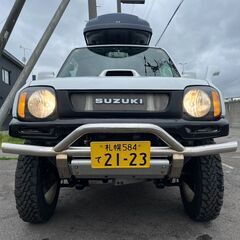 JB23W ジムニー XC 5速 マニュアル 8万キロ タニグチ リフトアップ レカロシート マッドタイヤ DEFI 乗って帰れます！の画像