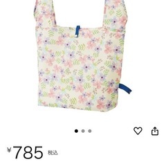 新品　エコバッグ　花柄の画像