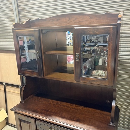 【福岡】【美品】カリモク karimoku 飾り棚 アンティーク ヴィンテージ