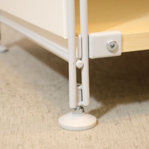 人気の無印良品(MUJI)のメープル材を使用した3段ユニット