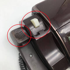 ss7647 シャープ FAX電話 UX-600CL-T ブラウン 親機のみ SHARP 家庭用 デジタルコードレス ファックス fappy ファッピィ 茶 固定電話 大画面 ホワイト液晶 普通紙 FAX電話 中古の画像