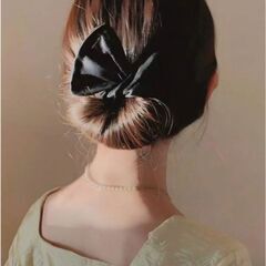 新品■ヘアアクセサリー　ブラックの画像