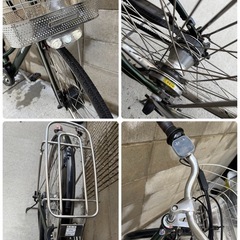 【美品】ブリヂストン アルベルトe L型 27インチ（電動アシスト）2021年モデル M.Xジェードオリーブの画像