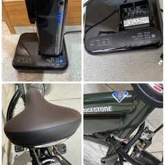 【美品】ブリヂストン アルベルトe L型 27インチ（電動アシスト）2021年モデル M.Xジェードオリーブの画像