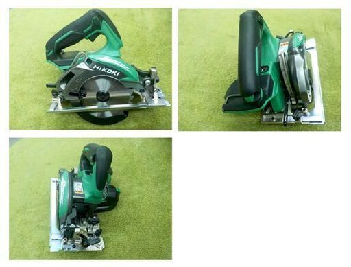 美品 HIKOKI コードレス丸のこ C18DBL(LXPK) 125mm 18V 緑 ＭＶ電池搭載品 充電器・電池1個付 ハイコーキ