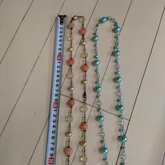 女の子のオシャレ玩具にネックレス50センチ、70センチの画像