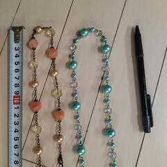 女の子のオシャレ玩具にネックレス50センチ、70センチの画像