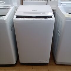 ★リユースのサカイつくば店★TK5907 HITACHI 洗濯機 BW-V70E 7Kg 19年製 動作確認／クリーニング済み　【リユースのサカイつくば店】 の画像