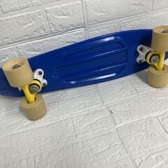 トイザらス AVIGO　ピースケートボード　ミニ ブルー ペニータイプ スケボー ミニクルーザー 現状品 札幌市 白石店 の画像