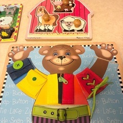ベビー用木製パズルの画像