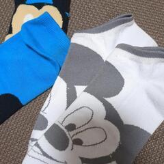 ミッキー　靴下　4足の画像