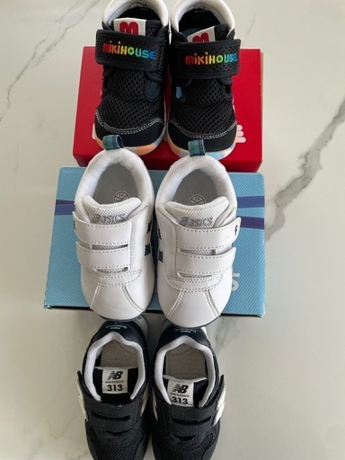 ブランド子供の靴（ベビースニーカー）　13.5cm 3足セット