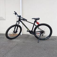 【中古品】GIANT TALON3 自転車 クロスバイク サイズ27.5 ブラック×ライトモスグリーンの画像