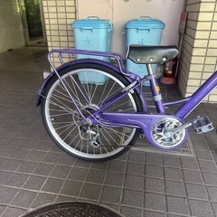 【美品】子供用自転車　22インチSCALARE STYLE  オートライト、6段ギア、鍵付き　　の画像