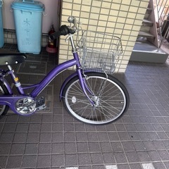 【美品】子供用自転車　22インチSCALARE STYLE  オートライト、6段ギア、鍵付き　　の画像