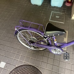 【美品】子供用自転車　22インチSCALARE STYLE  オートライト、6段ギア、鍵付き　　の画像