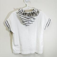 7-487-2　子供　Tシャツ(フード付き)#9866の画像
