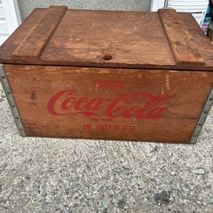 ヴィンテージ　アンティーク　コカコーラ　木箱の画像