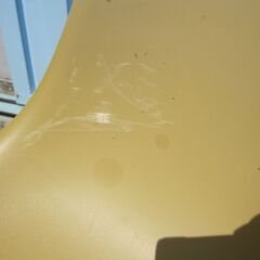 サイドシェルチェア　４台セット　ライトグレーｘ2　ブルーｘ1　イエローｘ1　多少傷ありの画像