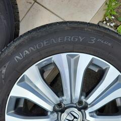 溝あり！美品！TOYO NANOENERGY3 185/65R15 ホンダ GB3 GP3 フリード スパイク 純正 アルミホイール 15インチ 4穴 4H 100 4本セット 流用の画像