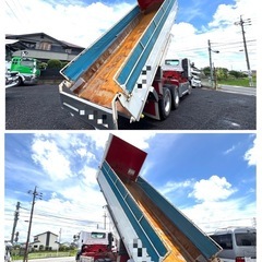 H.17日野　グラプロ　土砂ダンプ　５２万km E13C 直6ターボ　400馬力　最大積載量8800kg 超超超美車　極上 現車確認大歓迎　の画像