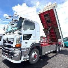 H.17日野　グラプロ　土砂ダンプ　５２万km E13C 直6ターボ　400馬力　最大積載量8800kg 超超超美車　極上 現車確認大歓迎　の画像