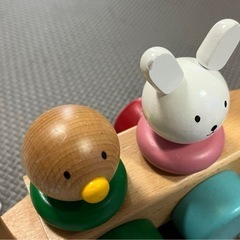 MIKIHOUSEの 木製汽車　知育玩具の画像