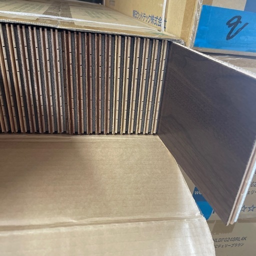 【6.3㎡分】WOODTECフローリング24入×2ケースブラックウォルナット