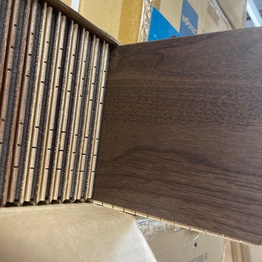 【6.3㎡分】WOODTECフローリング24入×2ケースブラックウォルナット