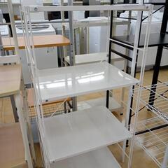 リユースのサカイ太田店★ジモティ割あり★  メタルラック ホワイト H119.5×D40×W53 クリーニング済み OJ10180の画像