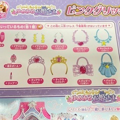 【新品未使用】リカちゃん　ゆめみるお姫さま　ピンクグリッターリカちゃんの画像