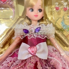 【新品未使用】リカちゃん　ゆめみるお姫さま　ピンクグリッターリカちゃんの画像
