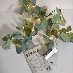 LED ガーランド 電池式　ユーカリ 　IKEA イケア 250718-9Tの画像