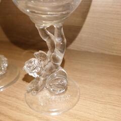 脚付きグラス　３脚セットの画像