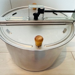 お値下げ！直火 ポップコーンメーカー  【クレイト・アンド・バレル 　Crate and Barrel】 Stovetop Popcorn Popper の画像