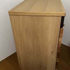 極美品マルヨシ民芸家具カラーボックスチェスト5段 (ショーン