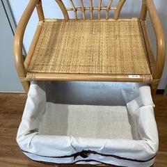 ラタンチェスト〈4段〉【町田市再生家具】251168の画像