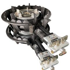 ★在庫2台あり★プロパンガス用 ハイカロリーコンロ 下枠付き タチバナ TS-208  コンロ 業務用 厨房機器の画像