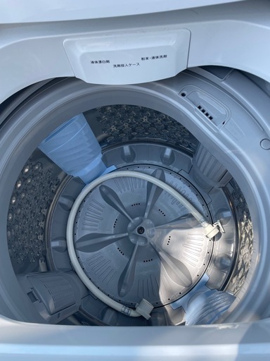北九州市内配送無料　保証付き 2022年製　洗濯機 7kg スプラウォッシュ 部屋干し時間短縮モード 一人暮らし 二人暮らし IAW-T705E-W