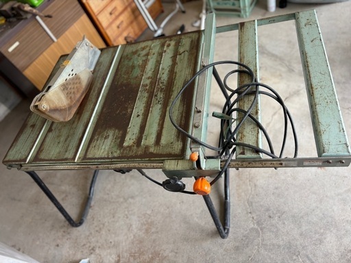 丸鋸　昇降盤　テーブルソー　日立ベンチ丸ノコ