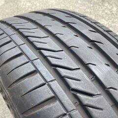235/50R17 24年製‼️東北6県無料配送対応‼️爆安‼️最終値下げ‼️②超超超バリ溝❗ アルミ付き 国産 タイヤ !!　サマー　タイヤの画像