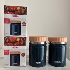 サーモス 真空断熱スープジャー 500ml ネイビー JBT-501 NVYの画像