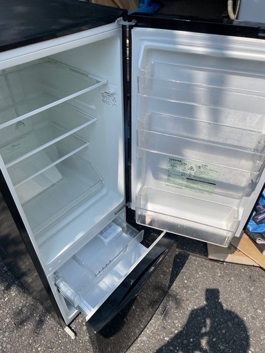北九州市内配送無料　保証付き GR-M15BS-K 冷蔵庫 BSシリーズ ピュアブラック [153L /2ドア /右開きタイプ]
