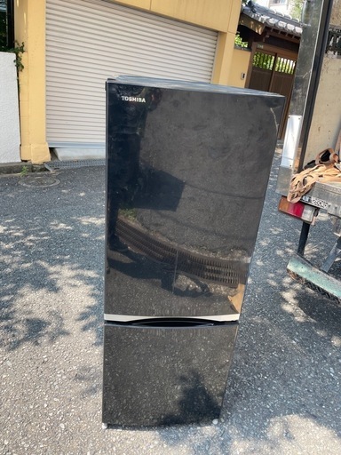北九州市内配送無料　保証付き GR-M15BS-K 冷蔵庫 BSシリーズ ピュアブラック [153L /2ドア /右開きタイプ]