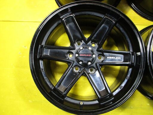B2076 ウェッズ キラーフィールド 4本SET 17インチ 8.0j 139.7/6穴 +25 ランクル ハイラックス等に