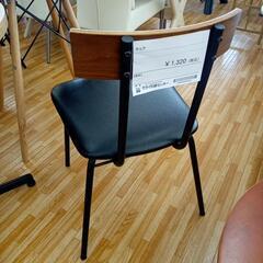 【リユースのサカイ八街店】★ジモティ割あり★ ダイニングチェア　ブラック系　クリーニング済　YJ6877の画像