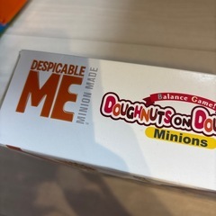 コストコで購入　ミニオンズ　ドーナツを積み上げるボードゲームの画像