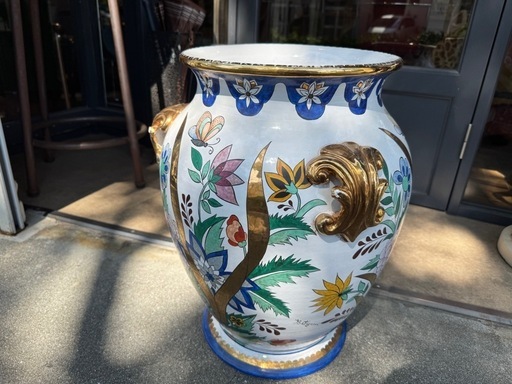 B7053【イタリア製】 花瓶 花器 壺 陶器 B7053【イタリア製】 花瓶 花器 壺 陶器