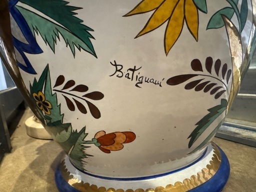 B7053【イタリア製】 花瓶 花器 壺 陶器 B7053【イタリア製】 花瓶 花器 壺 陶器